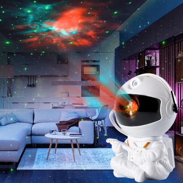 Brickerz™ Astronaut Galaxy Projector Night Lamp